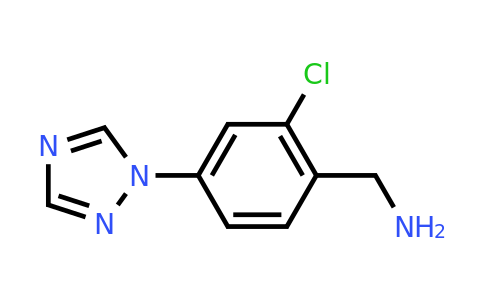 CAS 1340151-84-9 | [2-chloro-4-(1H-1,2,4-triazol-1-yl)phenyl]methanamine