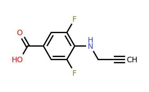 CAS 1340228-34-3 | 3,5-difluoro-4-[(prop-2-yn-1-yl)amino]benzoic acid