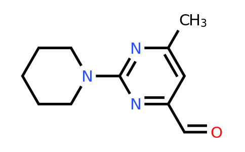CAS 1340260-74-3 | 6-methyl-2-(piperidin-1-yl)pyrimidine-4-carbaldehyde