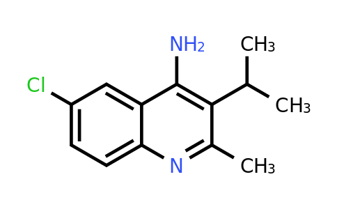 CAS 1340272-85-6 | 6-Chloro-3-isopropyl-2-methylquinolin-4-amine