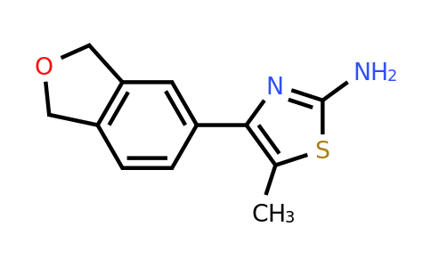 CAS 1340278-24-1 | 4-(1,3-dihydro-2-benzofuran-5-yl)-5-methyl-1,3-thiazol-2-amine