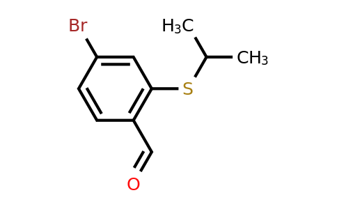 CAS 1340366-62-2 | 4-bromo-2-(propan-2-ylsulfanyl)benzaldehyde