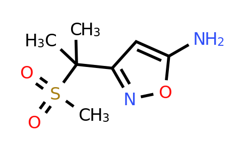 CAS 1340412-99-8 | 3-(2-methanesulfonylpropan-2-yl)-1,2-oxazol-5-amine