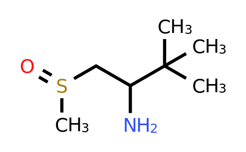 CAS 1340433-42-2 | 1-methanesulfinyl-3,3-dimethylbutan-2-amine