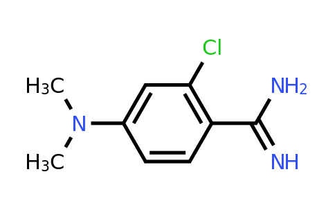 CAS 1340443-25-5 | 2-chloro-4-(dimethylamino)benzene-1-carboximidamide
