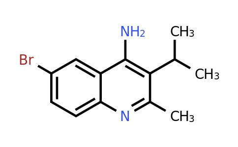 CAS 1340446-84-5 | 6-Bromo-3-isopropyl-2-methylquinolin-4-amine