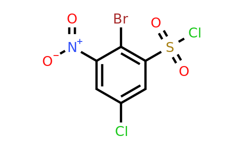 CAS 1340462-42-1 | 2-Bromo-5-chloro-3-nitrobenzene-1-sulfonyl chloride