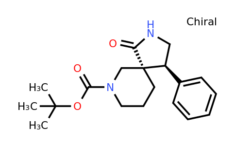 CAS 1340494-61-2 | tert-butyl (4S,5S)-1-oxo-4-phenyl-2,9-diazaspiro[4.5]decane-9-carboxylate