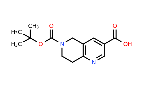 CAS 1341036-28-9 | 6-(Tert-butoxycarbonyl)-5,6,7,8-tetrahydro-1,6-naphthyridine-3-carboxylic acid