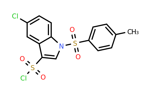 CAS 1341039-18-6 | 5-Chloro-1-tosyl-1H-indole-3-sulfonyl chloride