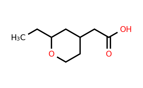 CAS 1341054-75-8 | 2-(2-ethyloxan-4-yl)acetic acid