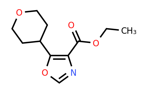 CAS 1341092-16-7 | ethyl 5-(oxan-4-yl)-1,3-oxazole-4-carboxylate