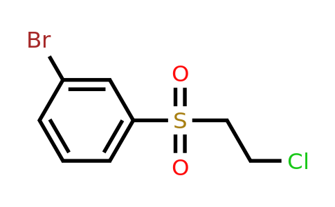CAS 1341100-35-3 | 1-bromo-3-(2-chloroethanesulfonyl)benzene