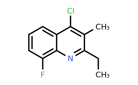 CAS 1341110-02-8 | 4-chloro-2-ethyl-8-fluoro-3-methylquinoline