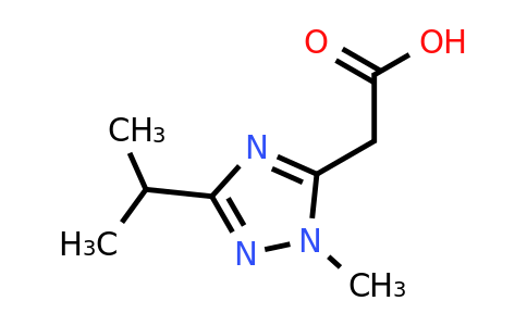 CAS 1341160-14-2 | 2-(3-Isopropyl-1-methyl-1H-1,2,4-triazol-5-yl)acetic acid