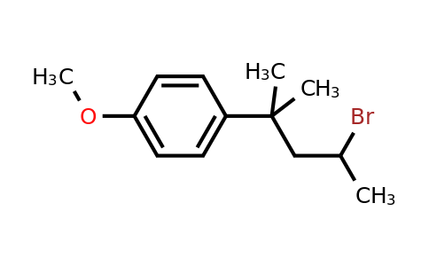 CAS 1341316-44-6 | 1-(4-bromo-2-methylpentan-2-yl)-4-methoxybenzene