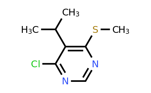 CAS 1341321-06-9 | 4-Chloro-5-isopropyl-6-(methylthio)pyrimidine