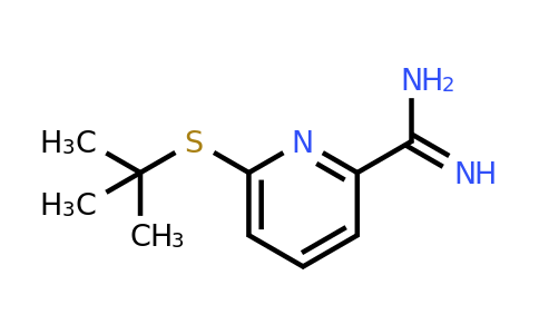 CAS 1341342-71-9 | 6-(tert-butylsulfanyl)pyridine-2-carboximidamide