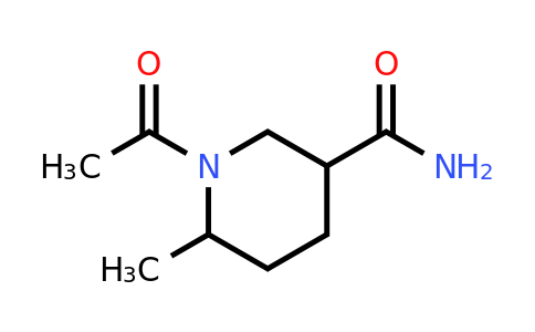 CAS 1341343-72-3 | 1-acetyl-6-methyl-piperidine-3-carboxamide