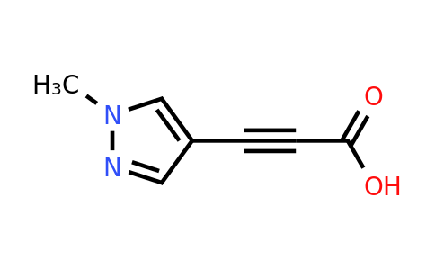 CAS 1341369-17-2 | 3-(1-methyl-1H-pyrazol-4-yl)prop-2-ynoic acid