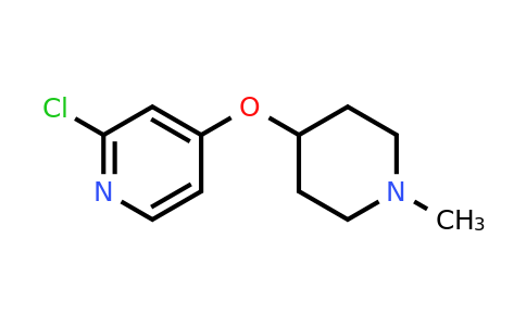 CAS 1341372-05-1 | 2-chloro-4-[(1-methylpiperidin-4-yl)oxy]pyridine