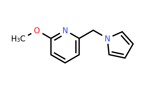 CAS 1341376-97-3 | 2-methoxy-6-[(1H-pyrrol-1-yl)methyl]pyridine