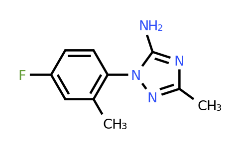 CAS 1341439-39-1 | 1-(4-Fluoro-2-methylphenyl)-3-methyl-1H-1,2,4-triazol-5-amine