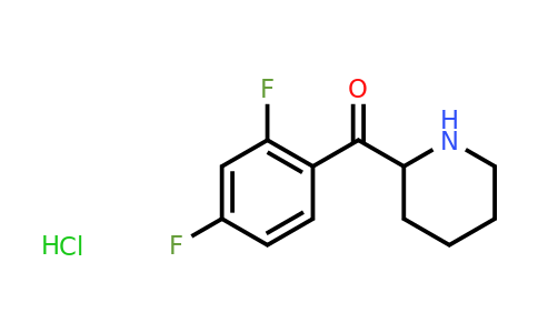 CAS 1341456-39-0 | (2,4-Difluorophenyl)(piperidin-2-yl)methanone hydrochloride