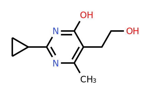 CAS 1341458-20-5 | 2-Cyclopropyl-5-(2-hydroxyethyl)-6-methylpyrimidin-4-ol