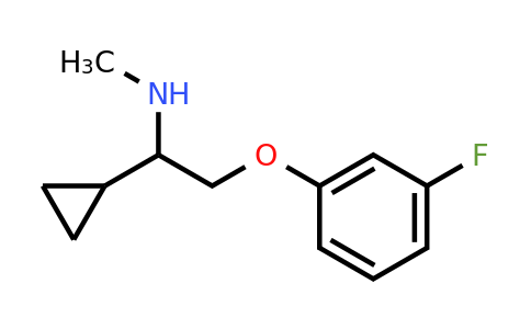 CAS 1341502-50-8 | 1-Cyclopropyl-2-(3-fluorophenoxy)-N-methylethanamine