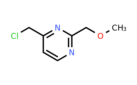 CAS 1341507-67-2 | 4-(chloromethyl)-2-(methoxymethyl)pyrimidine