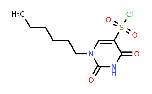 CAS 1341538-76-8 | 1-hexyl-2,4-dioxo-1,2,3,4-tetrahydropyrimidine-5-sulfonyl chloride