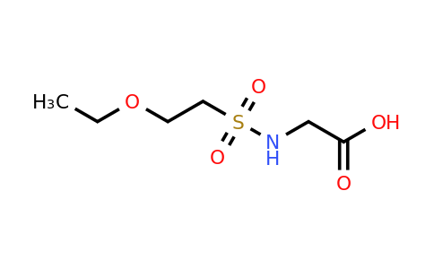 CAS 1341540-68-8 | 2-(2-ethoxyethanesulfonamido)acetic acid