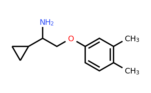 CAS 1341558-33-5 | 1-Cyclopropyl-2-(3,4-dimethylphenoxy)ethanamine