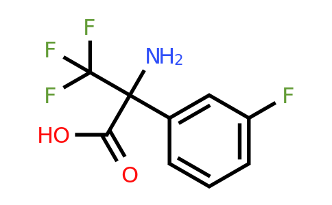CAS 1341562-07-9 | 2-amino-3,3,3-trifluoro-2-(3-fluorophenyl)propanoic acid
