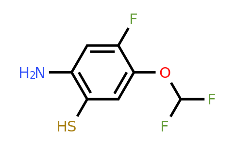 CAS 1341574-89-7 | 2-Amino-5-(difluoromethoxy)-4-fluorobenzenethiol