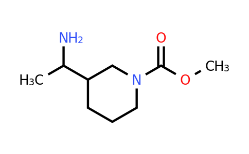 CAS 1341597-07-6 | methyl 3-(1-aminoethyl)piperidine-1-carboxylate
