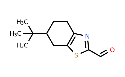 CAS 1341677-91-5 | 6-tert-butyl-4,5,6,7-tetrahydro-1,3-benzothiazole-2-carbaldehyde