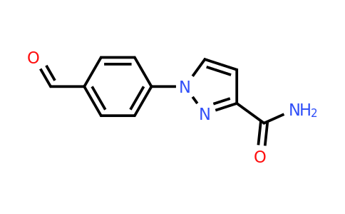 CAS 1341721-68-3 | 1-(4-formylphenyl)-1H-pyrazole-3-carboxamide