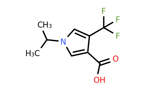 CAS 1341766-01-5 | 1-Isopropyl-4-(trifluoromethyl)-1H-pyrrole-3-carboxylic acid