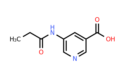 CAS 1341770-86-2 | 5-propanamidopyridine-3-carboxylic acid