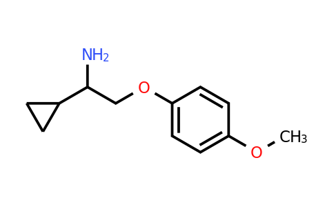 CAS 1341809-97-9 | 1-Cyclopropyl-2-(4-methoxyphenoxy)ethanamine