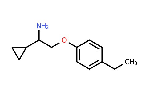 CAS 1341840-61-6 | 1-Cyclopropyl-2-(4-ethylphenoxy)ethanamine