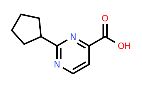CAS 1341862-89-2 | 2-cyclopentylpyrimidine-4-carboxylic acid