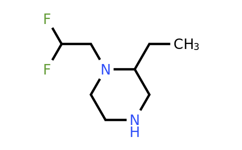 CAS 1341879-51-3 | 1-(2,2-difluoroethyl)-2-ethylpiperazine