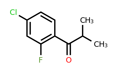 CAS 1341892-32-7 | 1-(4-chloro-2-fluorophenyl)-2-methylpropan-1-one