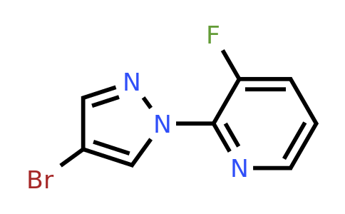CAS 1341900-28-4 | 2-(4-bromo-1H-pyrazol-1-yl)-3-fluoropyridine