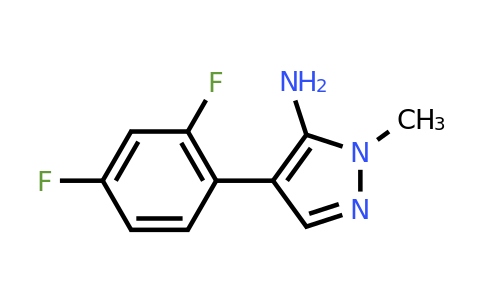 CAS 1341912-76-2 | 4-(2,4-difluorophenyl)-1-methyl-1H-pyrazol-5-amine