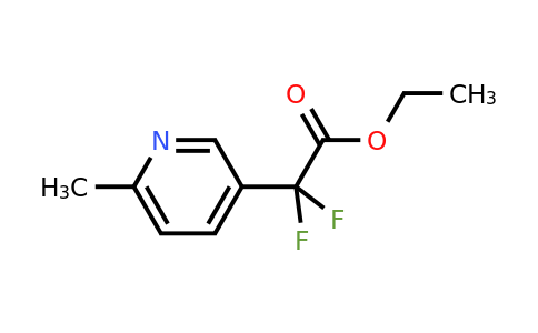 CAS 1341926-94-0 | ethyl 2,2-difluoro-2-(6-methylpyridin-3-yl)acetate