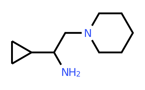 CAS 1341937-82-3 | 1-Cyclopropyl-2-(piperidin-1-yl)ethanamine
